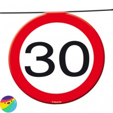 Veriga prometnih znakov za 30 let Dolžina: 12m Veriga prometnih znakov za 30 let Dolžina: 12m